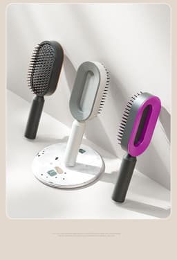image-Air Cushion Comb Airbag Comb Net Red Home Comb Hair Curly Comb Airbag Comb Air Cushion Scalp Massage Comb Small and Portable