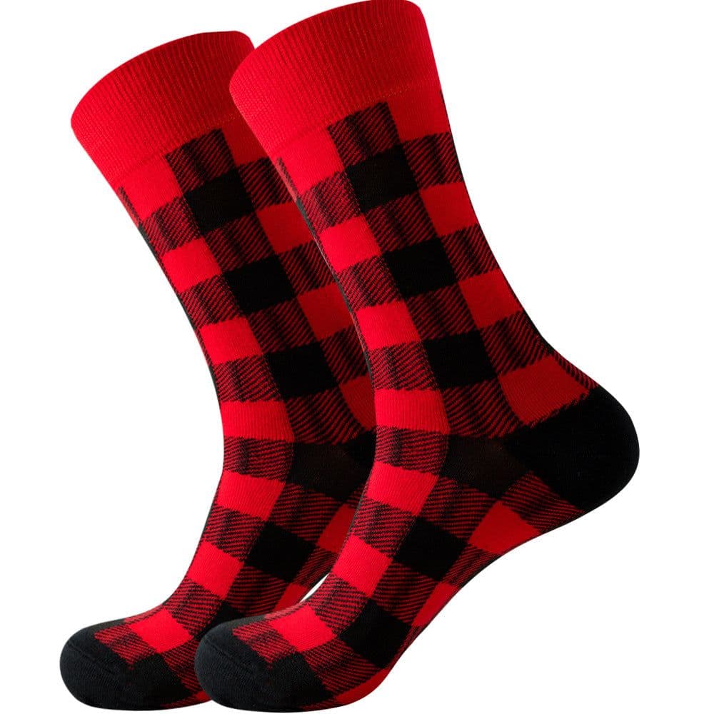 image-Original design Amazon autumn and winter animal socks astronaut men's socks geometric women's socks Halloween mid-calf socks