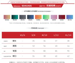 image-European and American Gradient Seamless Yoga Shorts Breathable Tight Sports Shorts Women's High Waist Elastic Butt Lifting Fitness Pants 6406