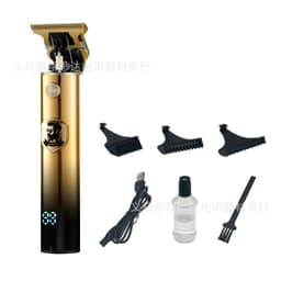 image-Carving hair clippers electric hair clipper Buddha head hair clippers t9 shaved hair clippers retro digital display oil head hair clippers