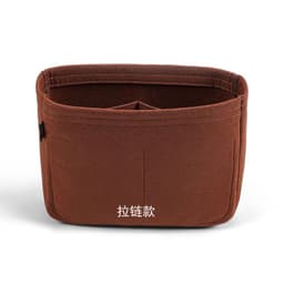 image-Fits for Evelyne Saddle Felt Cloth Insert Bag Organizer Makeup Handbag Organizer Travel Inner Purse Portable Cosmetic Bags
