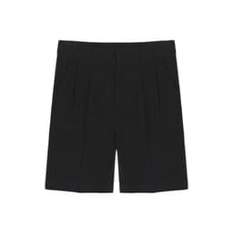 image-MYQ men's summer cotton and linen suit shorts loose trousers linen all-match casual Korean five-point pants trend