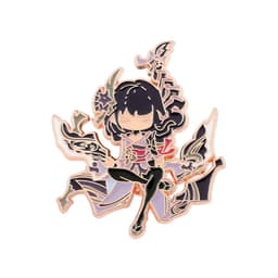 image-The original god of thunder and lightning general ancient style accessories brooch two-dimensional animation surrounding rice wife cos god's eye character badge