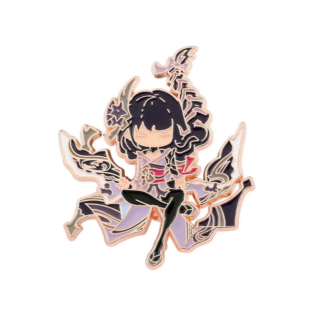 image-The original god of thunder and lightning general ancient style accessories brooch two-dimensional animation surrounding rice wife cos god's eye character badge