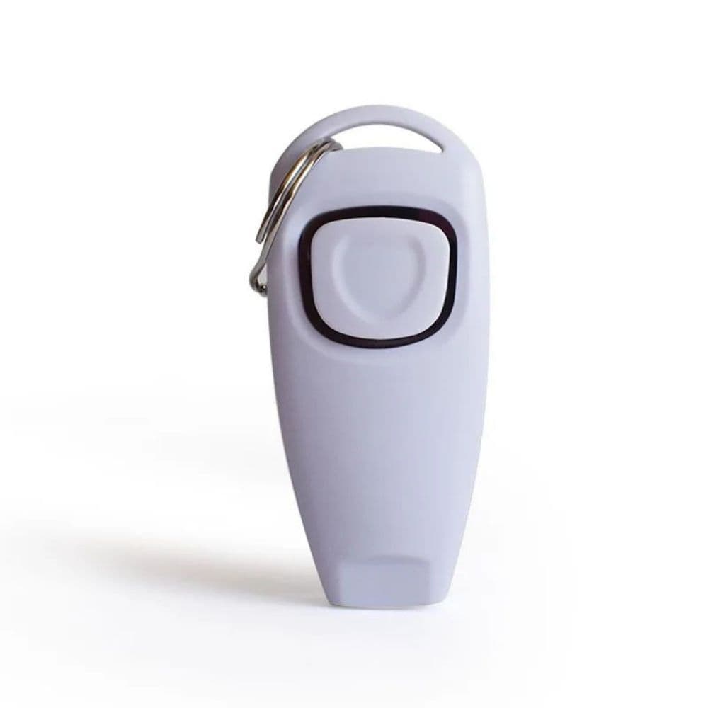 image-Combo Dog Clicker Whistle - Training Pet Trainer Click Puppy With Guide With Key Ring