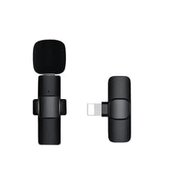 image-New wireless lapel microphone one-to-two mobile phone live broadcast equipment short video recording radio noise reduction microphone microphone