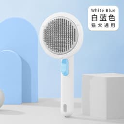 image-Pet comb except floating hair comb to remove hair artifact to clean long hair with one key pet cat supplies sun flower comb