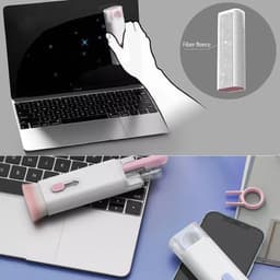 image-7 in 1 multi-function cleaning set keyboard cleaning brush screen cleaning artifact convenient storage headphone cleaning pen