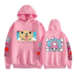 image-Japanese anime One Piece Straw Hats peripheral series anime fashion casual hooded sweatshirt