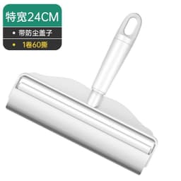 image-Long and short-term dual-use wool stick removable long pole felt roller diagonal tear-off household dust removal sticky paper spot wholesale