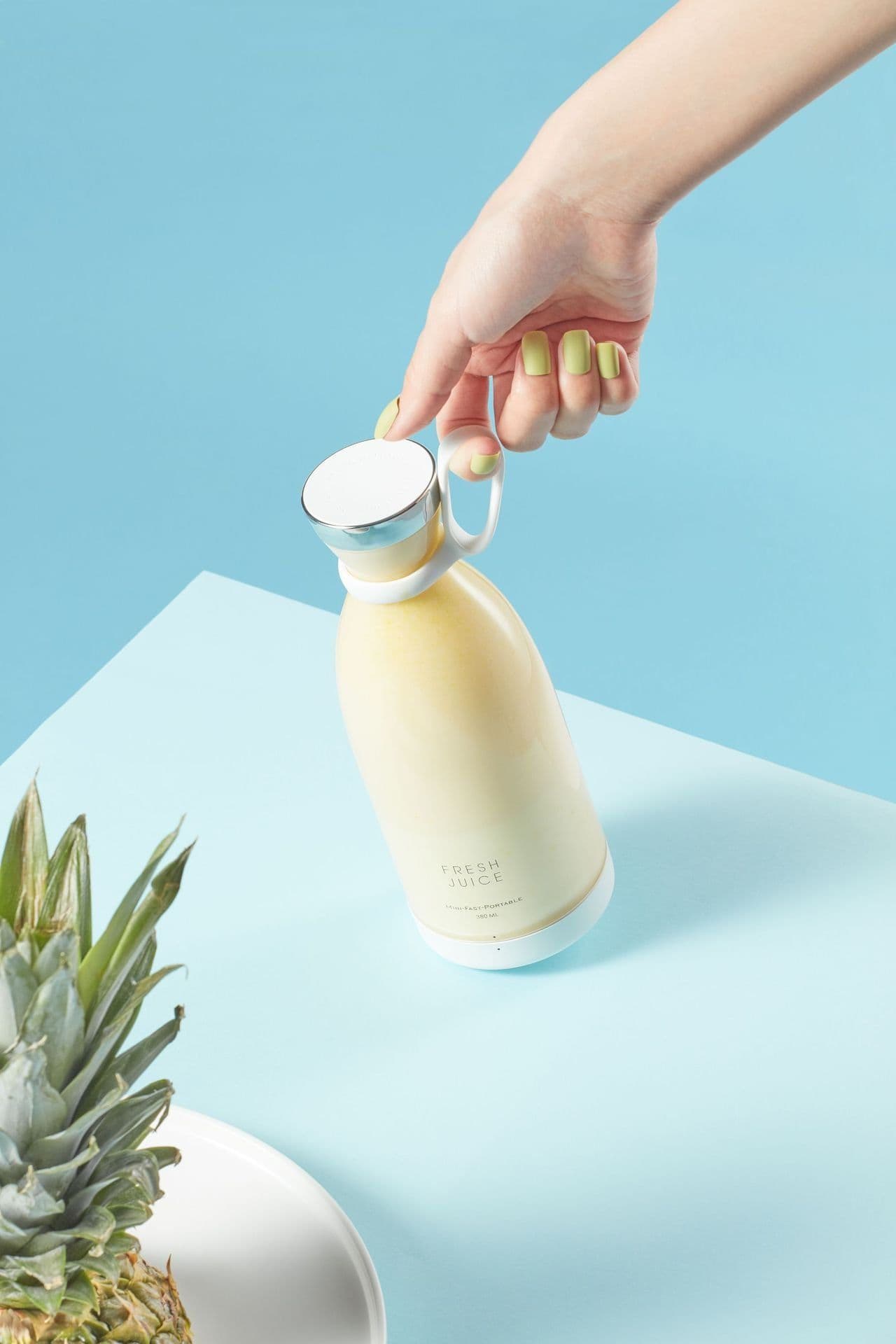 image-Sanhuo Fruit Juicer Portable Fruit Mixing Cup USB Rechargeable Juicer Juicing Cup Cross-border Explosion