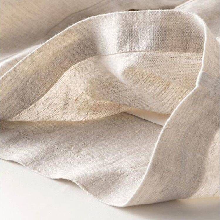 image-Women's High-Waist Thin Cotton Linen Drape Trousers - S-2XL