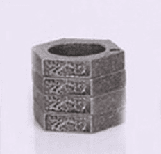 image-HARD SELF DEFENSE RING self-defense ring emergency rescue survival retro lord of the ring broken window tool