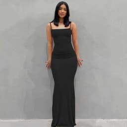 image-2023 European and American Kardashian skims replacement human peach pure desire slim peach hip suspender long fishtail skirt