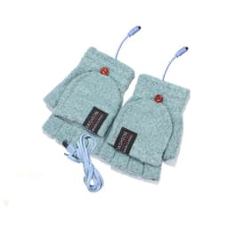 image-Cross-border e-commerce products hot-selling winter heating winter warm flip gloves USB touch screen warm heating gloves