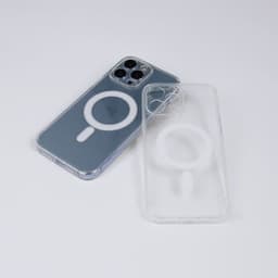 image-Suitable for iPhone13/11Magsafe magnetic mobile phone case Apple 12promax wireless charging transparent case wholesale