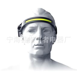 image-New Waved Induction COB Headlight LED Silicone Portable Strong Light Night Running Small Headlight Outdoor Headlight