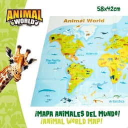 image-Animal figures Colorbaby 19 Pieces Jungle Plastic 14 x 6 x 5 cm (6 Units)
