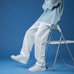 image-Jeans Men's Spring and Autumn Straight Loose Casual Wide-Leg Pants