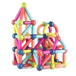 image-Manufacturers cross-border puzzles, ever-changing strong magnetic sticks, children's assembling magnet building blocks toys, early education magnetic kindergarten
