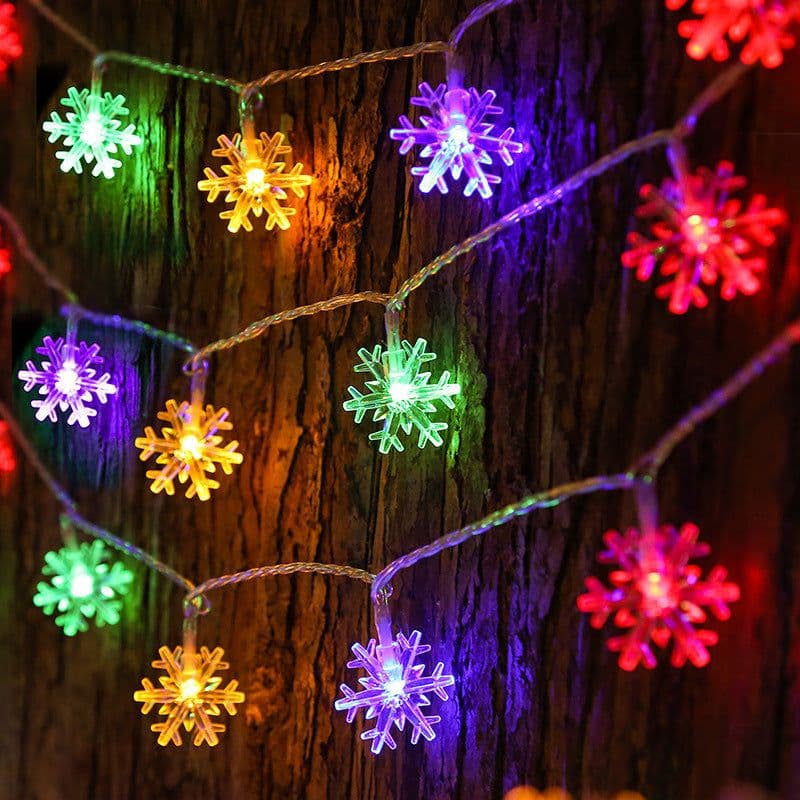 image-New Year Wholesale Decoration LED Flashing Starry Lamps Atmosphere Decoration Decoration Small Lanterns Courtyard Wedding Snowflake Lamps