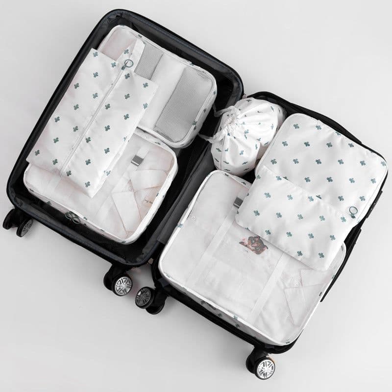image-Travel storage bag eight-piece clothing storage bag clothing storage bag travel 6 7 8-piece storage set