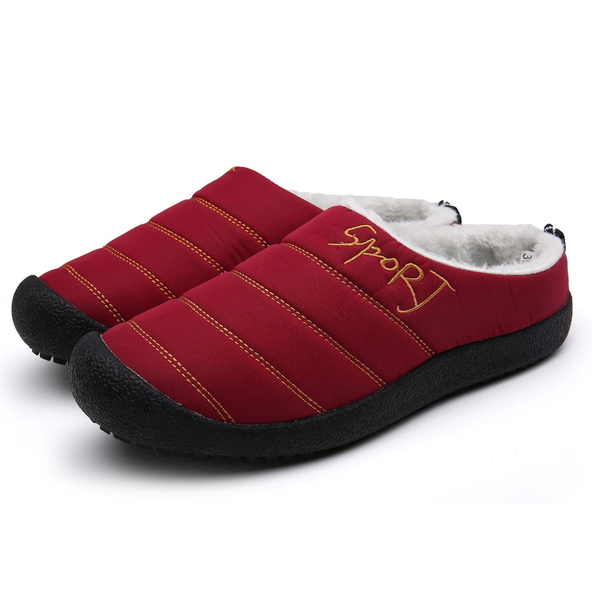 image-2023 Amazon AliExpress independent station outdoor travel wholesale large size cross-border wholesale indoor cotton slippers