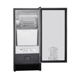 image-VEVOR Undercounter Built-in Ice Maker, 50 Lbs/Day Under Counter Ice Maker Machine with Drain Pump Reversible Door Stainless Steel, Freestanding Ice Maker for Commercial Home Kitchen