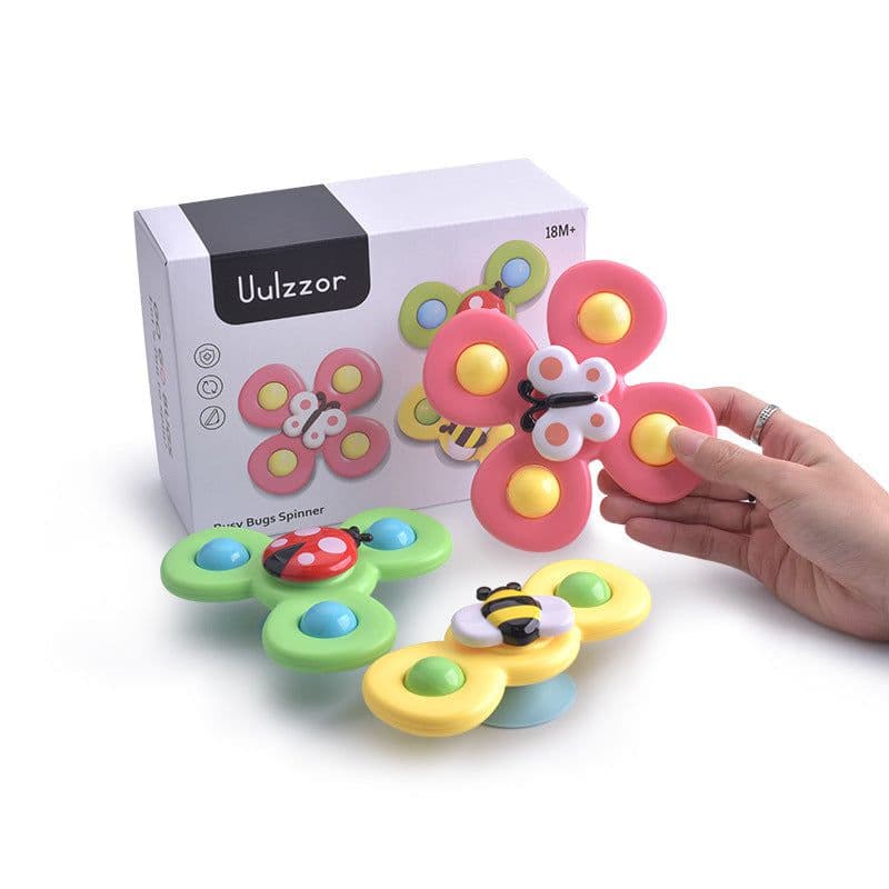 image-Cartoon sucker dessert turnable early education baby can chew 0-1 years old educational infant table toy 6 months old