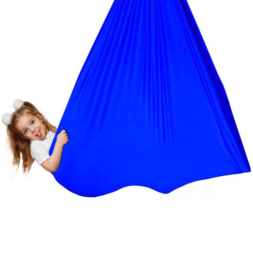 image-Amazon's best-selling children's elastic hammock hanging chair indoor and outdoor swing children's hammock swing yoga Shenzhen factory