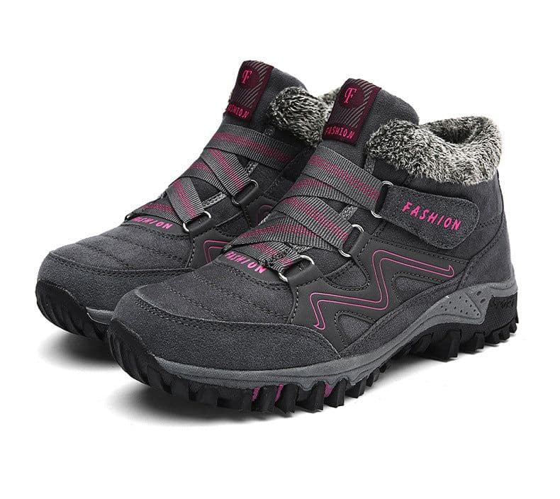 image-2021 cross-border large size outdoor wholesale elderly cotton shoes women winter high-top snow shoes elderly hiking shoes mother shoes