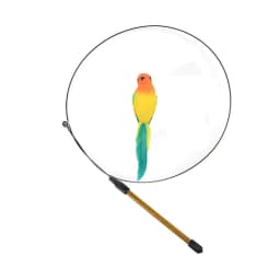 image-Bird Feather Automatic Cat Flirting Stick Long Rod Cat Bell Suction Cup Cat Toy Durable Cat Supplies Self-Enjoyment and Relief from Boredom