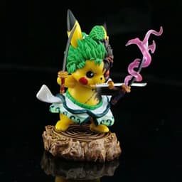 image-Anime pet small three-knife flow Enma Sauron COS Pikachu Q version doll boxed hand-made toys
