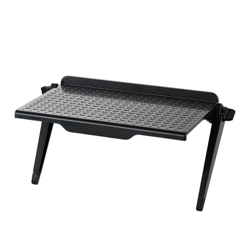 image-Movable monitor shelf TV set-top box shelf screen stand folding router shelf