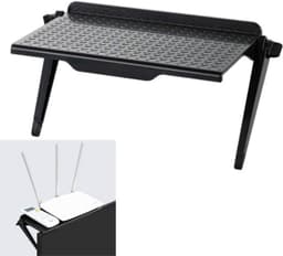 image-Movable monitor shelf TV set-top box shelf screen stand folding router shelf