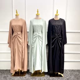 image-2022Loriya Amazon Ebay AliExpress Turkey Solid Color Fashion Beading Three-piece Set LR506