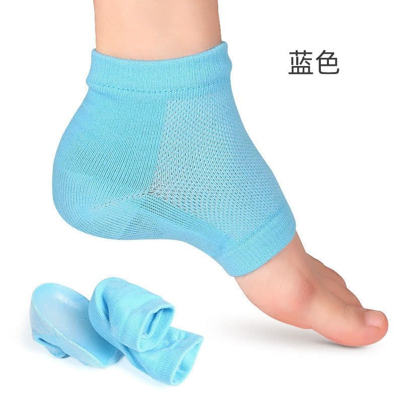 image-Invisible inner heightening sock pad for men and women, unisex heightening heel cover, sports non-slip SEBS half-cushion bionic thickened sock cover