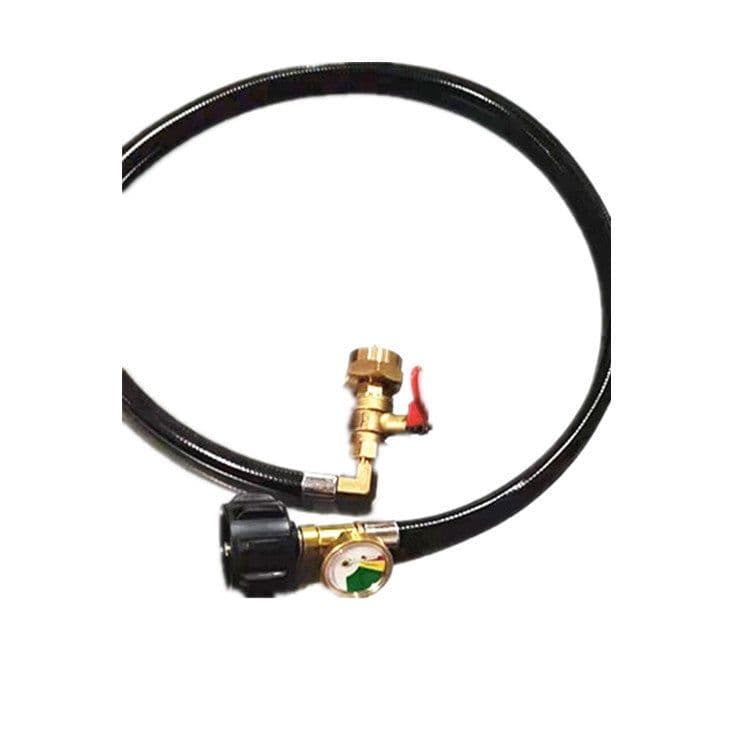 image-Amazon's new QCC1 type propane inflatable adapter hose with meter switch valve