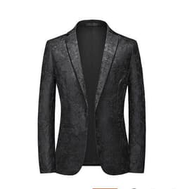 image-Four seasons foreign trade Amazon men's fashionable bronzing suit jacket cross-border youth Korean version slim large size suit