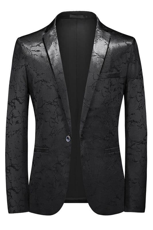 image-Four seasons foreign trade Amazon men's fashionable bronzing suit jacket cross-border youth Korean version slim large size suit