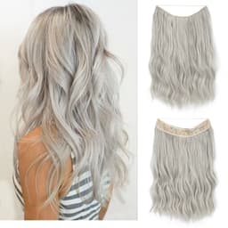 image-European and American women's one-piece water ripple long wave volume fluffy lazy man chemical fiber fishing line hair FISH LINE HAIR