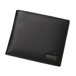 image-Short men's wallet, coin purse card holder, men's carry-on coin purse, ID card holder