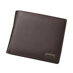 image-Short men's wallet, coin purse card holder, men's carry-on coin purse, ID card holder