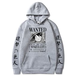 image-Luffy hoodie anime attack on titan hoodie fleece sweatshirt