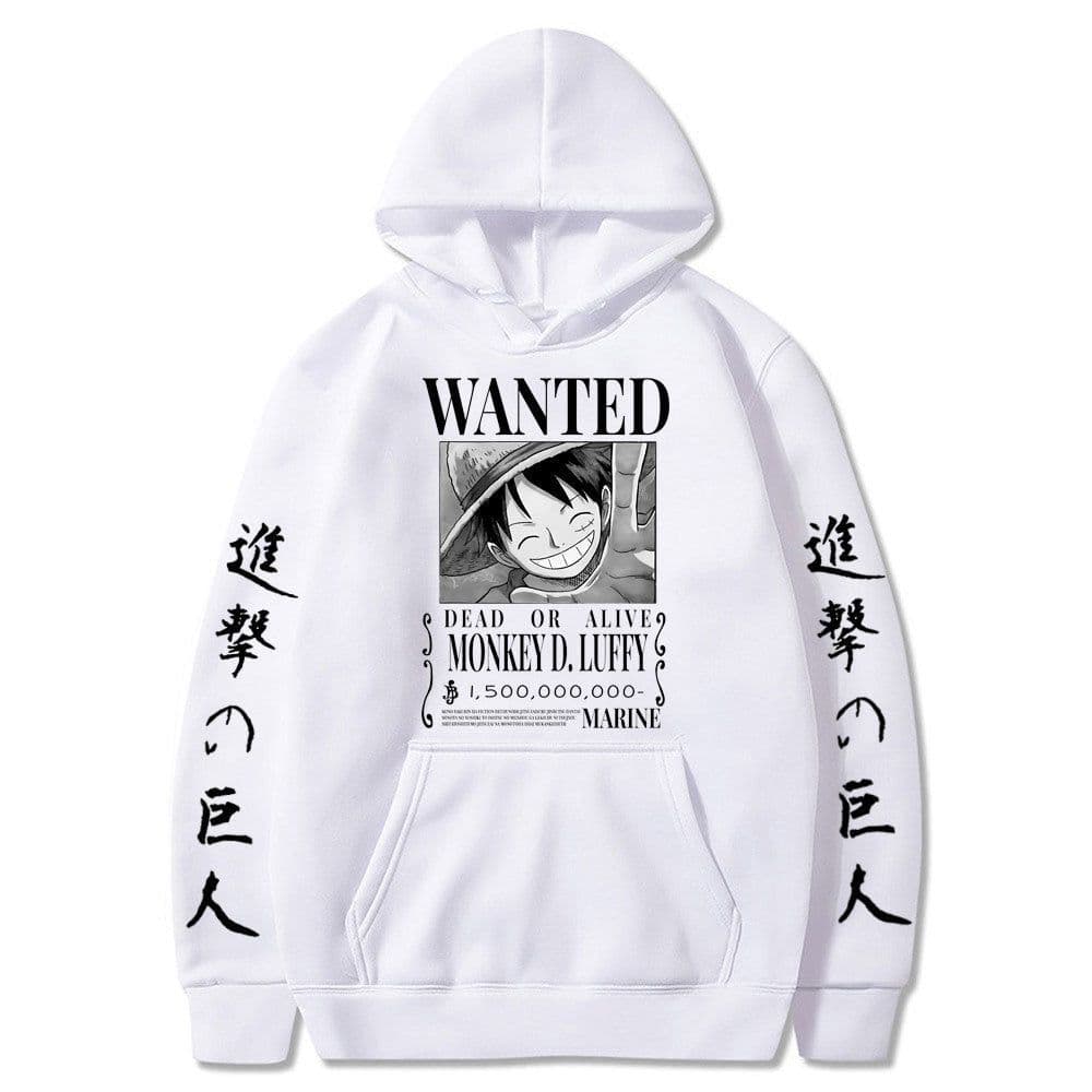 image-Luffy hoodie anime attack on titan hoodie fleece sweatshirt
