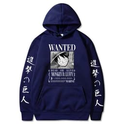 image-Luffy hoodie anime attack on titan hoodie fleece sweatshirt