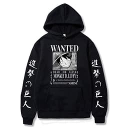image-Luffy hoodie anime attack on titan hoodie fleece sweatshirt