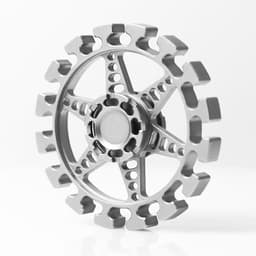 image-Fingertip gyro gear linkage nine-tooth finger gyro pure copper metal alloy ferris wheel 34 gear Rubik's cube linkage