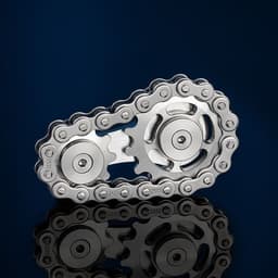 image-Fingertip gyro gear linkage nine-tooth finger gyro pure copper metal alloy ferris wheel 34 gear Rubik's cube linkage