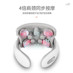 image-Cervical spine massager neck shoulder and neck multifunctional neck and cervical spine massager electromagnetic pulse heating neck protector manufacturer